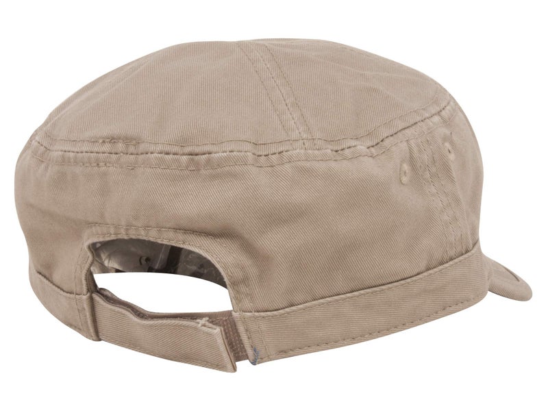 Mega Cap Enzyme Regular Solid Army Caps-Khaki W35S45D (One Size) - Image 4